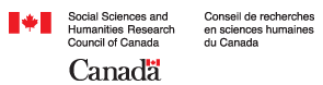 Social Sciences and Humanities Research Council of Canada - Conseil de recherches en sciences humaines du Canada